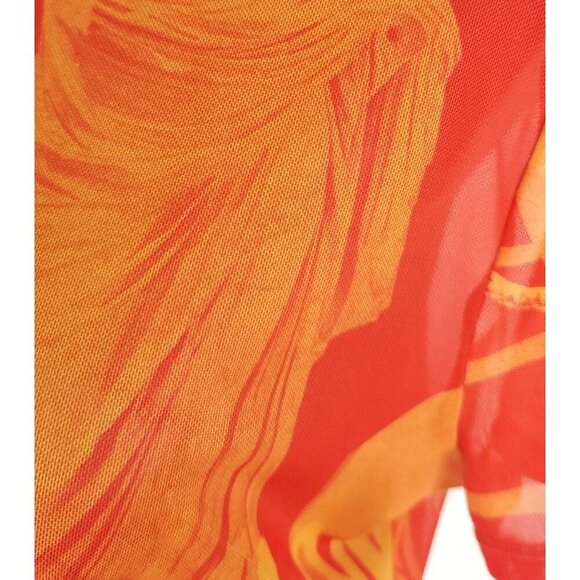 Miaou Recycled Polyester T-shirt Plus Size 2XL Womens Stone Orange $100 - Picture 8 of 13